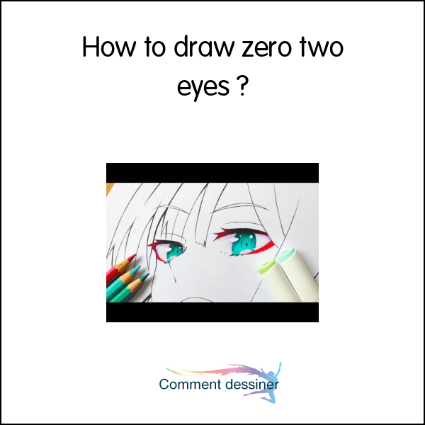 How to draw zero two eyes